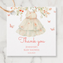 Cherry Blossom Clothesline Baby Dusche Vielen Dank Geschenkanhänger