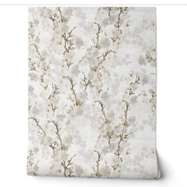 Cherry blossom - crem soft wallpaper rolls tapete