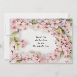 Cherry Blossom Dankeskarte
