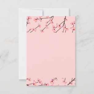 Cherry Blossom Dankeskarte
