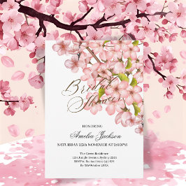 Cherry Blossom Delight Bridal Dusche Einladung