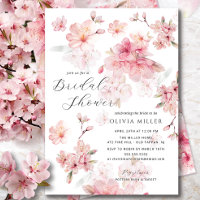 Cherry Blossom Delight Bridal Dusche Einladungen