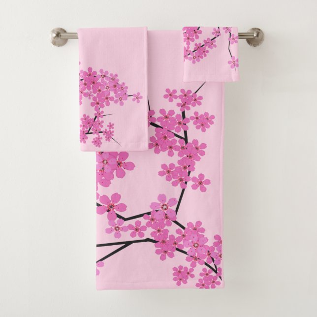 Cherry Blossom Design - Set im Badezimmer (Insitu)
