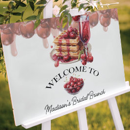 Cherry Blossom Elegance Bridal Dusche Benutzerdefi Poster