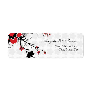 Cherry Blossom Étiquettes de adresse personnalisés