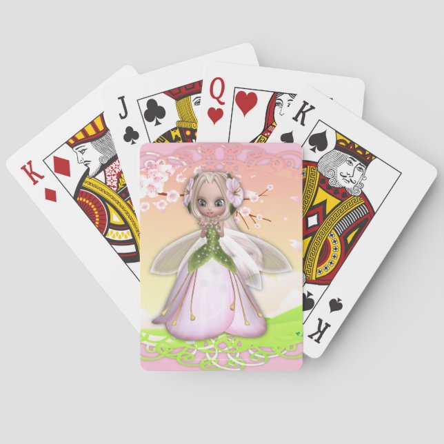 Cherry Blossom Fairy 1 Spielkarten (Rückseite)