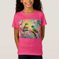 Cherry Blossom Fantasy Sunrise Songbirds