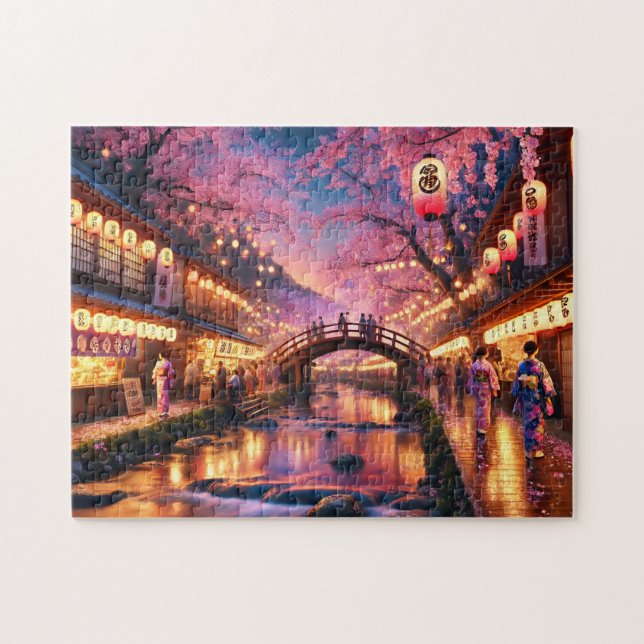 Cherry Blossom Festival Japan Lantern Street (Horizontal)