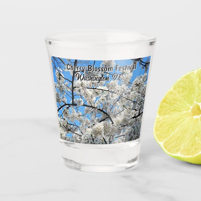 Cherry Blossom Festival Washington D.C. Souvenir S Schnapsglas (Vorderseite)