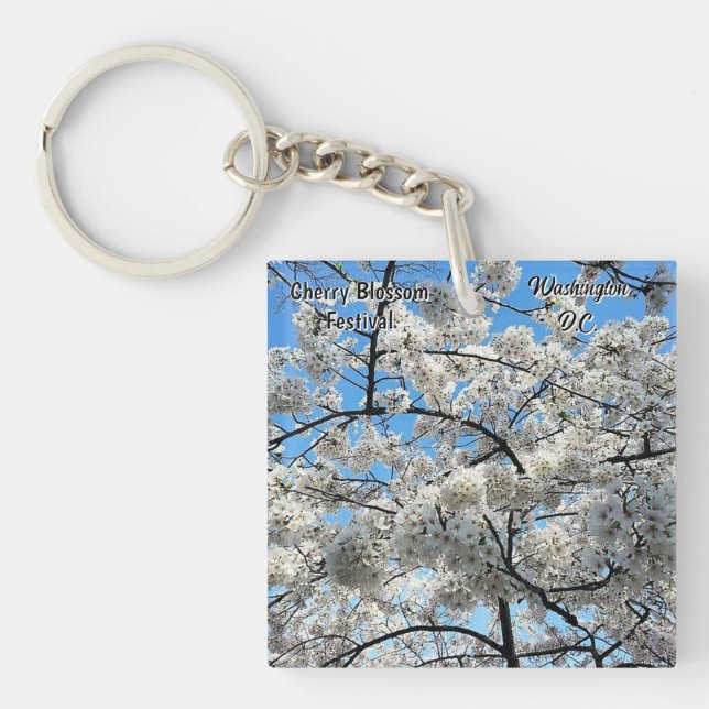 Cherry Blossom Festival Washington D.C. Souvenir Schlüsselanhänger (Vorderseite)