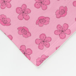 Cherry Blossom Fleecedecke