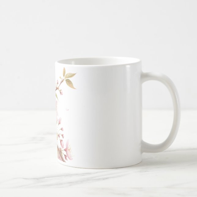 Cherry Blossom Floral Classic Mug  Kaffeetasse (Rechts)