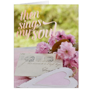 Cherry Blossom Flower Loveletter Texte de printemp