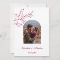 Cherry Blossom Foto Save the Date