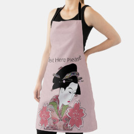Cherry Blossom Geisha Schürze
