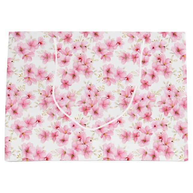 Cherry Blossom Geschenktasche Große Geschenktüte (Vorderseite)