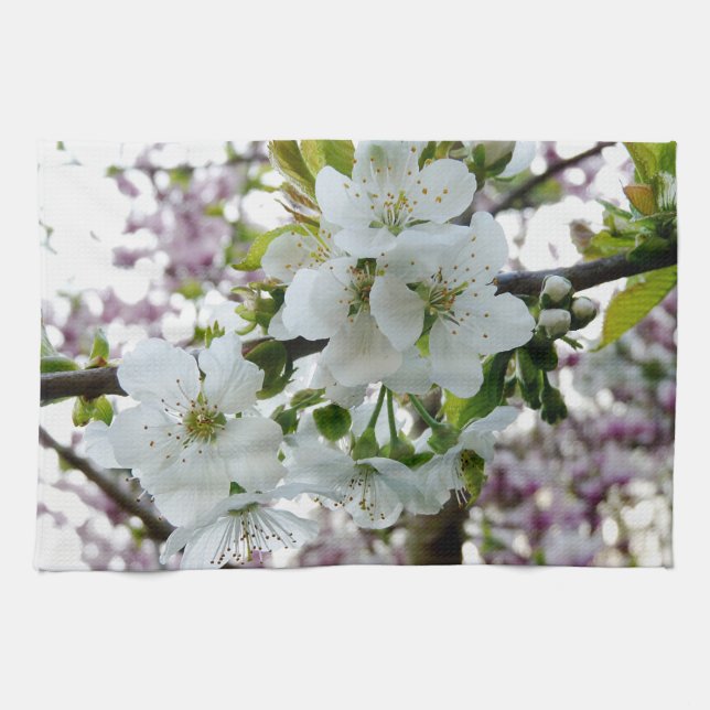 Cherry Blossom Geschirrtuch (Horizontal)