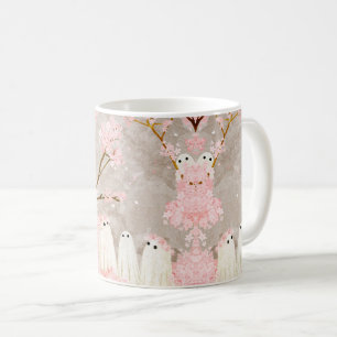 Cherry Blossom Ghosts Kaffeetasse