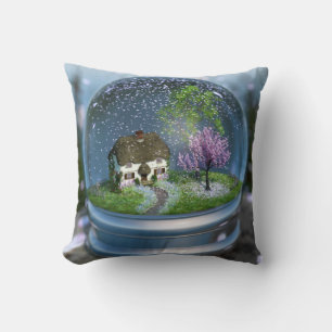 Cherry Blossom Globe Pillow Kissen