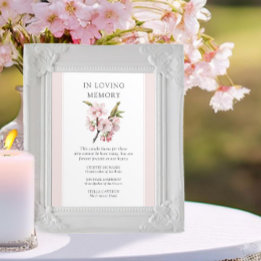 Cherry Blossom Hochzeit in liebenden Erinnerungen Poster