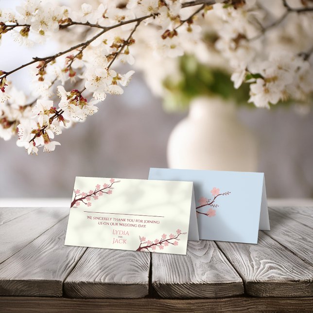 Cherry Blossom Hochzeit Platzkarte (Von Creator hochgeladen)