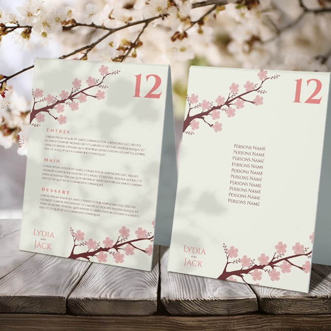 Cherry Blossom Hochzeit Tischaufsteller (Von Creator hochgeladen)