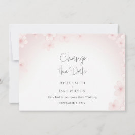 Cherry Blossom Hübsch Ändern Sie die Datumskarte Save The Date