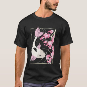Cherry Blossom I Japanischer Fisch I Koi Carp T-Shirt