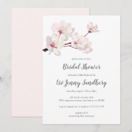 Cherry Blossom Japanisches Sakura Brautparty Einladung