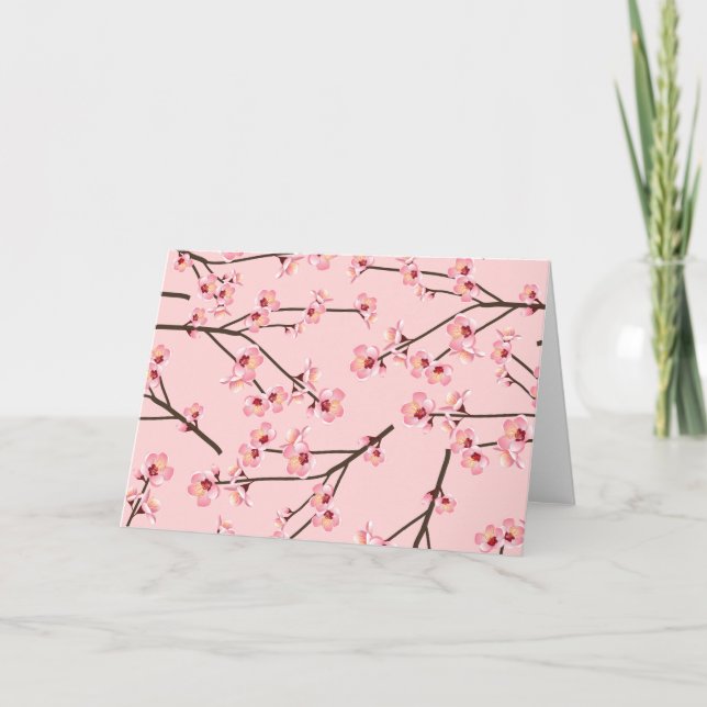 Cherry Blossom Karte (Vorderseite)