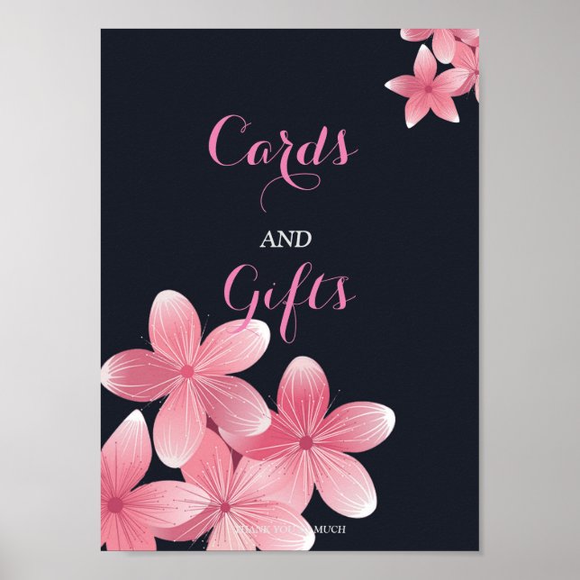 Cherry Blossom Karten und Geschenke Poster (Vorne)