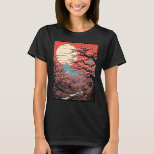 Cherry Blossom Kunstvoll wandern im Valle Verzasca T-Shirt