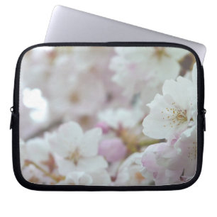 Cherry Blossom Laptop Sleeve White Blume Geschenk
