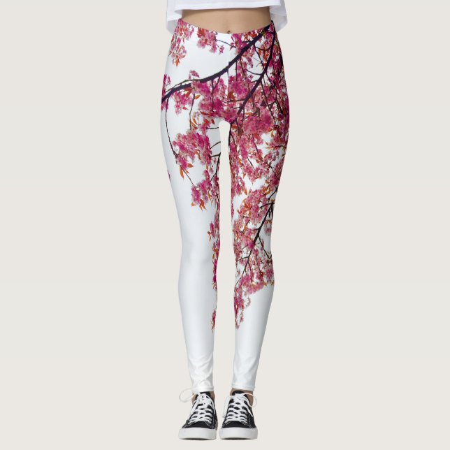Cherry-Blossom-Leggings Leggings (Vorderseite)