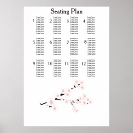 Cherry Blossom Modern Simple Elegant Wedding Ideas Poster