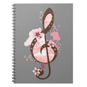 Cherry Blossom Music Notizblock