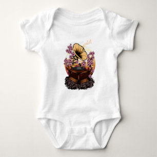 Cherry Blossom Musical Baby Strampler