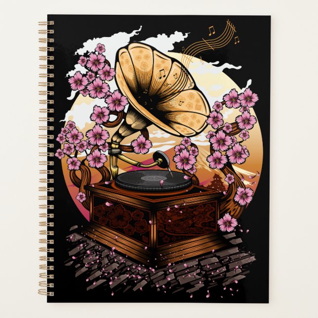 Cherry Blossom Musical Planer (Vorderseite)