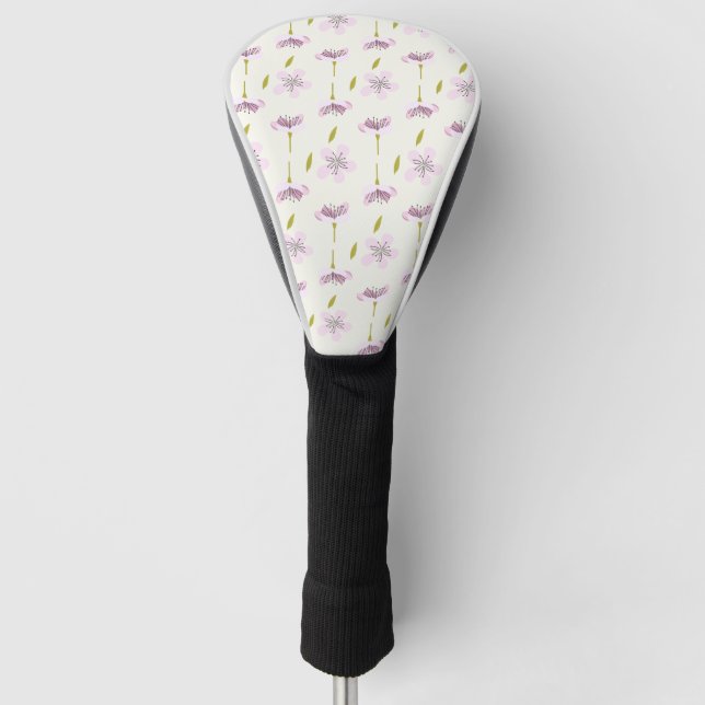 Cherry Blossom Muster Golf Headcover (Vorderseite)