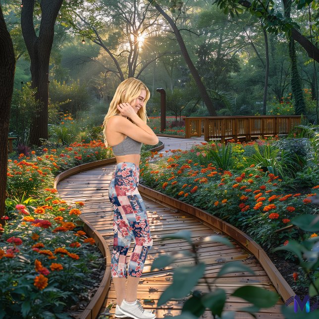 Cherry Blossom-Muster: Muster für die Blumengeomet Capri Leggings (Von Creator hochgeladen)