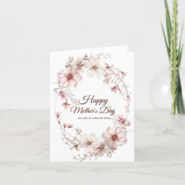 Cherry Blossom Muttertag Dankeskarte