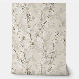 Cherry blossom neutral - beige tapete