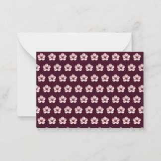 Cherry Blossom Note Card Mitteilungskarte