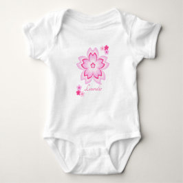Cherry Blossom One Piece Baby Strampler