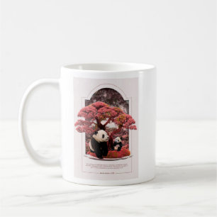 Cherry Blossom Panda Kaffeetasse