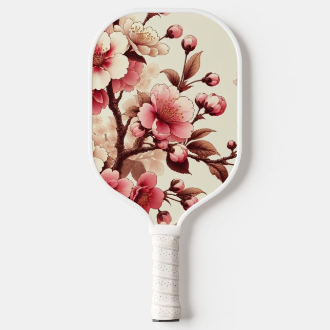 Cherry Blossom Pickleball Schläger (Vorderseite)
