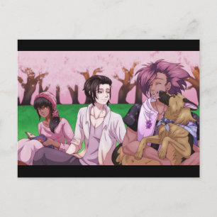 Cherry Blossom Picnic Card Postkarte