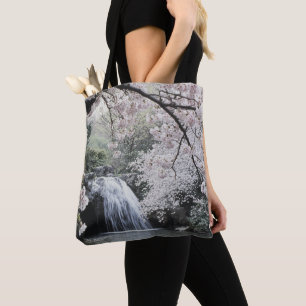 Cherry Blossom Pink Pictureske Wasserfall Tasche