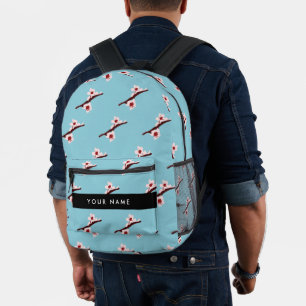 Cherry Blossom, Pink Sakura, Ihr Name Bedruckter Rucksack