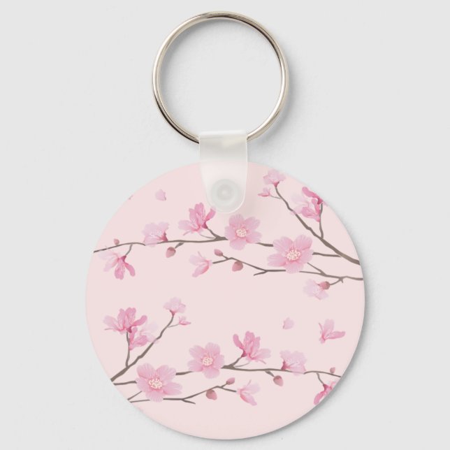 Cherry Blossom - Pink Schlüsselanhänger (Vorderseite)